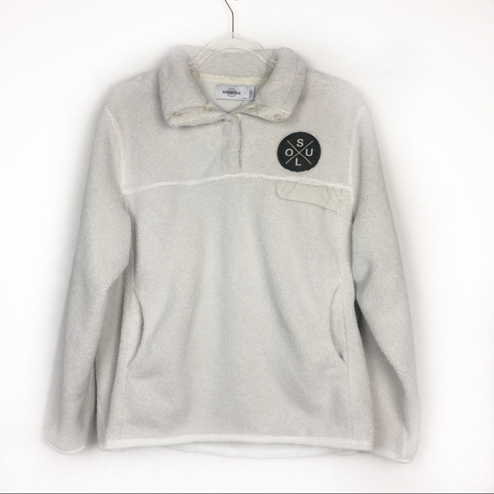 ❤️SOLD❤️SoulCycle Off White Pullover Sweatshirt - Picture 2 of 5